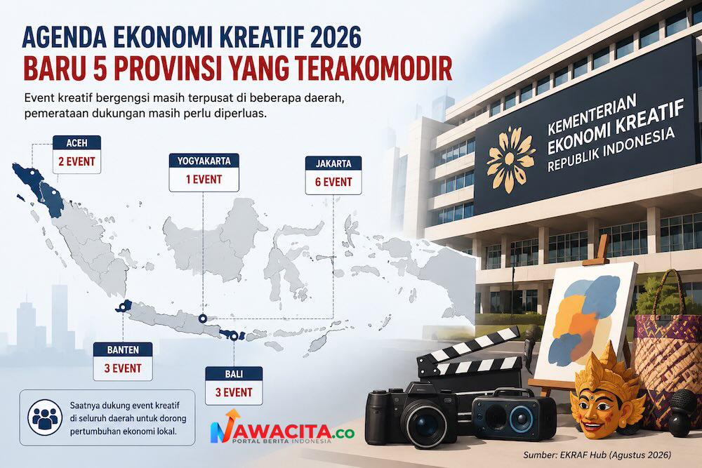 Kementerian Ekraf Belum Promosikan Jawa Timur dalam Agenda Ekonomi Kreatif 2026