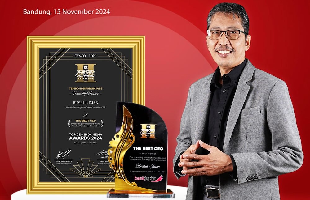 Transaksi Perbankan Internasional Bank Jatim Berkembang Pesat